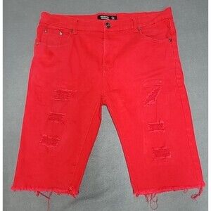 Trestles Supply Co Distressed Shorts Red Men’s 36